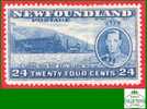 Canada Newfoundland # 241 Scott - Unitrade - Mint - 24 Cents - Loading Ore - Dated: 1937 / Chargement D'un Bateau - 1908-1947