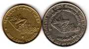 Lot De 2 Jeton S De Copa Casino : Gulfport Mississippi : 10 & 25 Cents - Casino