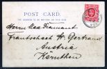 Carte Postale 5 Décembre 1907 Pour L´Autriche - Protectorats D'Afrique Orientale Et D'Ouganda