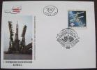 1991 AUSTRIA FDC SPACE STATION MIR FIRST AUSTRIAN IN SPACE - Europe