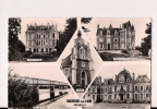CP, 49, Rochefort-sur-Loire, Châteaux Dieuzie & St-Symphorien, L'Eglise, Le Pont, La Mairie, écrite - Other & Unclassified