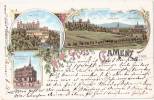 Gruss Aus Camenz Color Litho Waarenkaufhaus Franz Dempe Kamieniec Z&#261;bkowicki 23.6.1899 Gelaufen - Schlesien