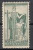 Repubblica Di San Marino - 1924 - Ritirata Di Garibaldi - 2 Lire Verde Sass. 102 MH * - Neufs