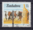 Zimbabwe 1985 Mi. 313 A     10 C Cattle Perf. 14 3/4 - Zimbabwe (1980-...)