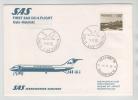 Norway First SAS DC-9 Flight Oslo - Helsinki 1-11-1975 - Covers & Documents