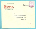 1067 Op Brief Met Naamstempel (Griffe D'origine) GREMBERGEN - Linear Postmarks