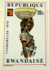 Rwanda 1975 Costumes 20c - Unused - Unused Stamps