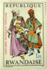 Rwanda 1970 National African Costumes 1fr - Unused - Ungebraucht