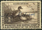 US RW6 Used Duck Stamp From 1939 - Duck Stamps