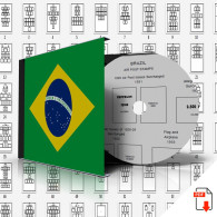 BRAZIL STAMP ALBUM PAGES 1843-2010 (473 Pages) - Inglés