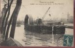 75....PARIS  LES TRAVAUX DU TUBE BERLIER.......ECRITE...  ..‹(•¿•)› - Überschwemmung 1910