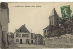 Carte Postale Ancienne Limeil Brévannes - Place De L'Eglise - Limeil Brevannes