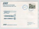 Norway First SAS Boeing 747 Combi Flight Oslo - New York 5-11-1978 - Lettres & Documents