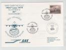 Norway Flight Cover SAS FIRST OVER THE POLE 1954 - 1979 25th Anniversary Oslo - Los Angeles 15-11-1979 - Storia Postale