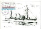 TAAF CARTE MAXI BATEAU ANTARES  18/12/1981 KERGUELEN - Cartas & Documentos