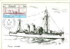 TAAF CARTE MAXI BATEAU ANTARES  11/12/1981 ALFRED FAURE CROZET - Brieven En Documenten