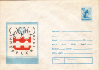 Winter Games Innsbruk 1976,imprinted Postage Ski,cover Stationery Entier Postal Unused,Romania - Hiver 1976: Innsbruck