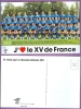 RUGBY : Carte Postale Grand Format (21x13cm) équipe De France Coupe Du Monde 2011 Nouvelle-Zélande - Rugby