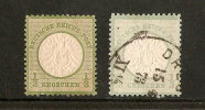 ALLEMAGNE Empire Grand  écusson N° 14 Neuf ( X ) Et Oblitéré - Used Stamps