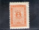 BULGARIE 1887 TAXE * CAT EURO 50 DEFECTEUX - Portomarken