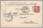 Heimat Rasierklingen-O Basel #2.01 1901-11-01 Razor Auf C.Karte Nach München - Lettres & Documents