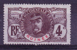 GUINEE N° 34 Neuf Charniere Et Adhérences - Unused Stamps