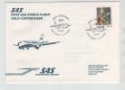 Norway First SAS Airbus Flight Oslo - Copenhagen 18-2-1980 - Lettres & Documents
