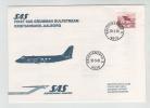 Norway First SAS Grumman Gulfstream Flight Kristiansand - Aalborg 30-3-1981 - Cartas & Documentos