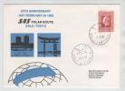 Norway SAS Flight Cover Oslo -Tokyo POLARROUTE 25 Years Anniversary 23-2-1982 - Vols Polaires