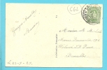 137 Op Kaart Met Firmaperforatie (perfin ) C.G.L. - 1909-34