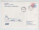 Norway First Fokker F-27 Flight Kristiansand - Copenhagen 17-12-1984 - Covers & Documents