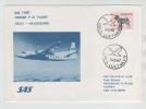 Norway First Fokker F-27 Flight Oslo - Haugesund  17-12-1984 - Storia Postale