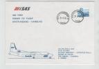 Norway First Fokker F-27 Flight Kristiansand - Hamburg 31-3-1985 - Storia Postale