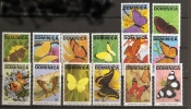 Dominique Dominica 1991 N° 1295 / 308 ** Courants, Faune, Papillons - Dominica (1978-...)