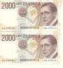 2.000 Lire Numeri Consecutivi Fior Di Stampa - 2000 Lire