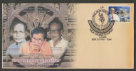 India 2009  INDIAN THEATRE  THREE LEGENDRY PERSONALITIES Cover # 29794 Indien Inde - Lettres & Documents