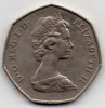 GRAN BRETAGNA 50 PENCE 1973 - 50 Pence