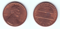 U.S.A. 1 Cent 1976 - 1959-…: Lincoln, Memorial Reverse