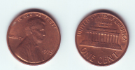 U.S.A. 1 Cent 1975 - 1959-…: Lincoln, Memorial Reverse