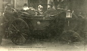 CPA 50 CHERBOURG ARRIVEE DU PRESIDENT DE LA REPUBLIQUE A LA GARE 1907 - Cherbourg