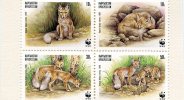 Kyrgyzstan 1999.WWF.4v.MNH**. Vulpes Corsac. Steppe Fox. Renard Corsac. Zorro Corsac. Vos.Fox. New! - Game