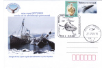 Protect Whales,baleines1909-2009, Rusty Wreck In Port GRYTVIKEN Georgia De Sud, Stationery Cover - Romania. - Baleines