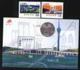 2005 MACAO/MACAU BRIDGES 2V+MS - Unused Stamps