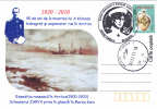 Admiral Alexandr Kolceak Russian Explorer And Hydrographer In Antarctica Stationery Card 2010 - Romania. - Esploratori E Celebrità Polari