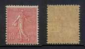 FRANCE - SEMEUSE LIGNEE / 1903-1924  # 129 *  / COTE 9.00 EURO A 1/4 DE LA COTE (ref T833) - Nuevos