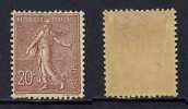 FRANCE - SEMEUSE LIGNEE / 1903-1924  # 131 *  TB CENTRE / COTE 154.00 EURO A 1/4 DE LA COTE (ref T834) - Unused Stamps
