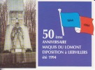 50 éme Anniversaire Maquis Du Lomont,exposition Liebvillers été 1994,guerre,prés St Hippolyte - Saint Hippolyte