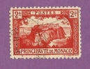 MONACO TIMBRE N° 61 OBLITERE LE ROCHER 2F VERMILLON - Unused Stamps