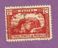 MONACO TIMBRE N° 61 OBLITERE LE ROCHER 2F VERMILLON - Unused Stamps