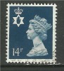 NORTHERN IRELAND GB 1988 14p DEEP BLUE USED STAMP SG N139 (F319)## - Nordirland